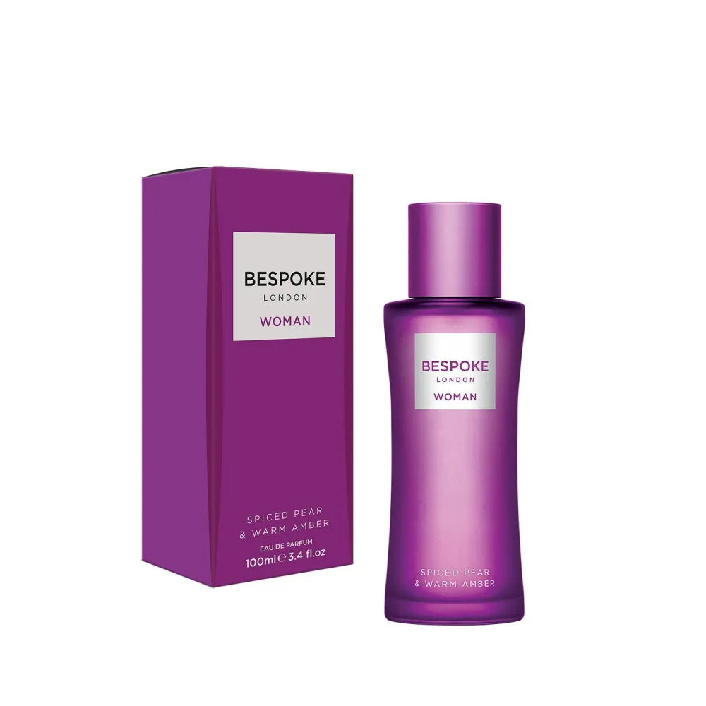 BESPOKE for Woman Prieskonių Kriaušė ir Šiltas Amberis Eau de Parfum 100 ml - Kosmetika
