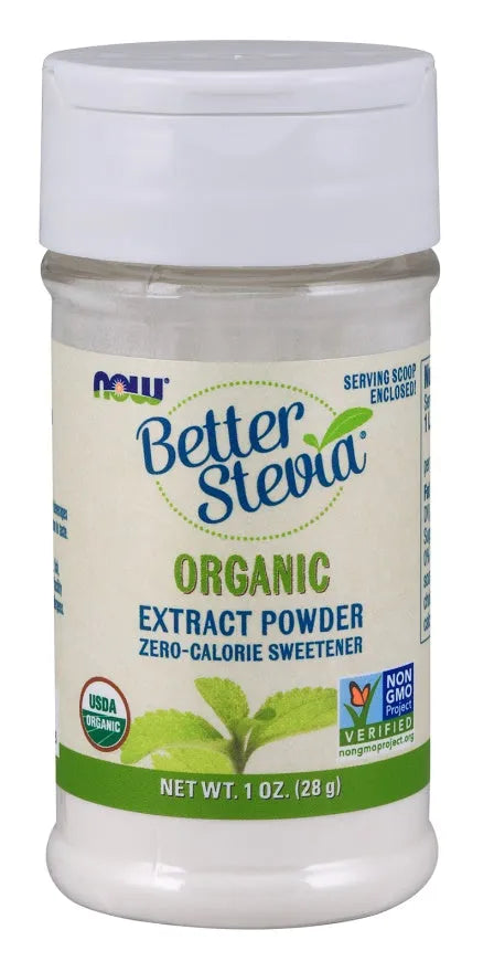 Better Stevia Extract Powder - 28g - NOW Foods - Papildai