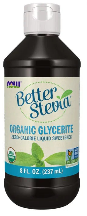 Better Stevia Glycerite - 237 ml - NOW Foods - Papildai