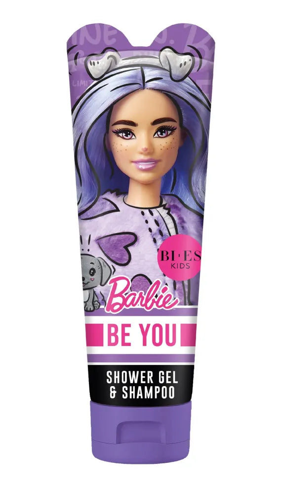BI-ES Kids 2-in-1 Barbie Be You Shower Gel and Shampoo 240ml - Vaikui ir mamai