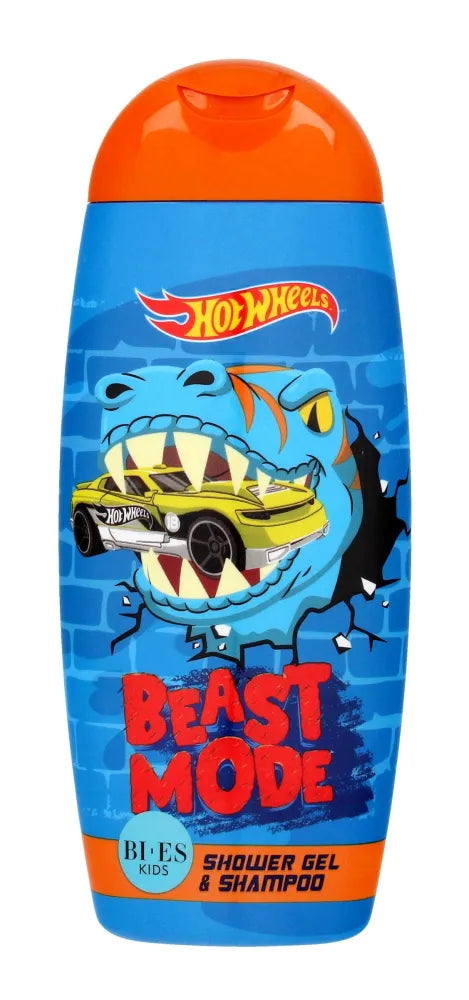 Bi-es Kids dušo gelis ir šampūnas 2in1 Hot Wheels Beast Mode 250ml - Kosmetika