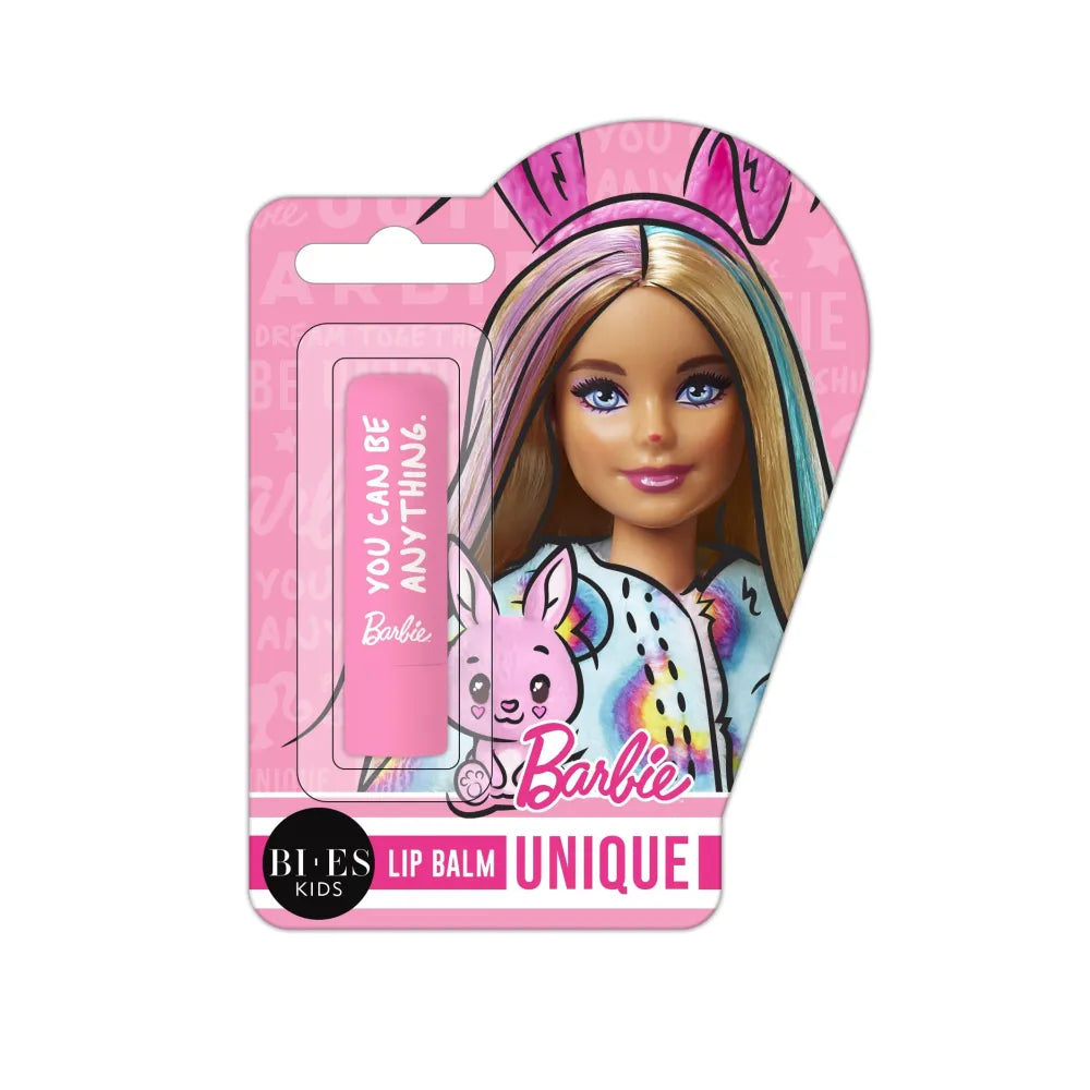 BI-ES Kids Protective Lip Balm Barbie Unique 1pc - Kosmetika