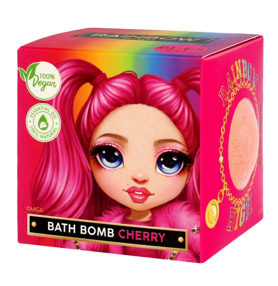 Bi-es Kids Sparkling Bath Ball Rainbow High - vyšnių kvapo 165g - Kosmetika