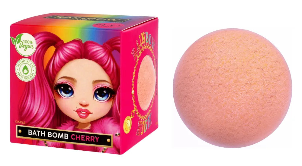 Bi-es Kids Sparkling Bath Ball Rainbow High - vyšnių kvapo 165g - Kosmetika