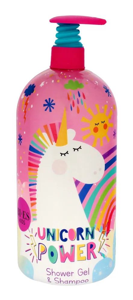 Bi-es Kids Unicorn Dušo Gelis ir Šampūnas 2in1 Galia 1000ml - Kosmetika