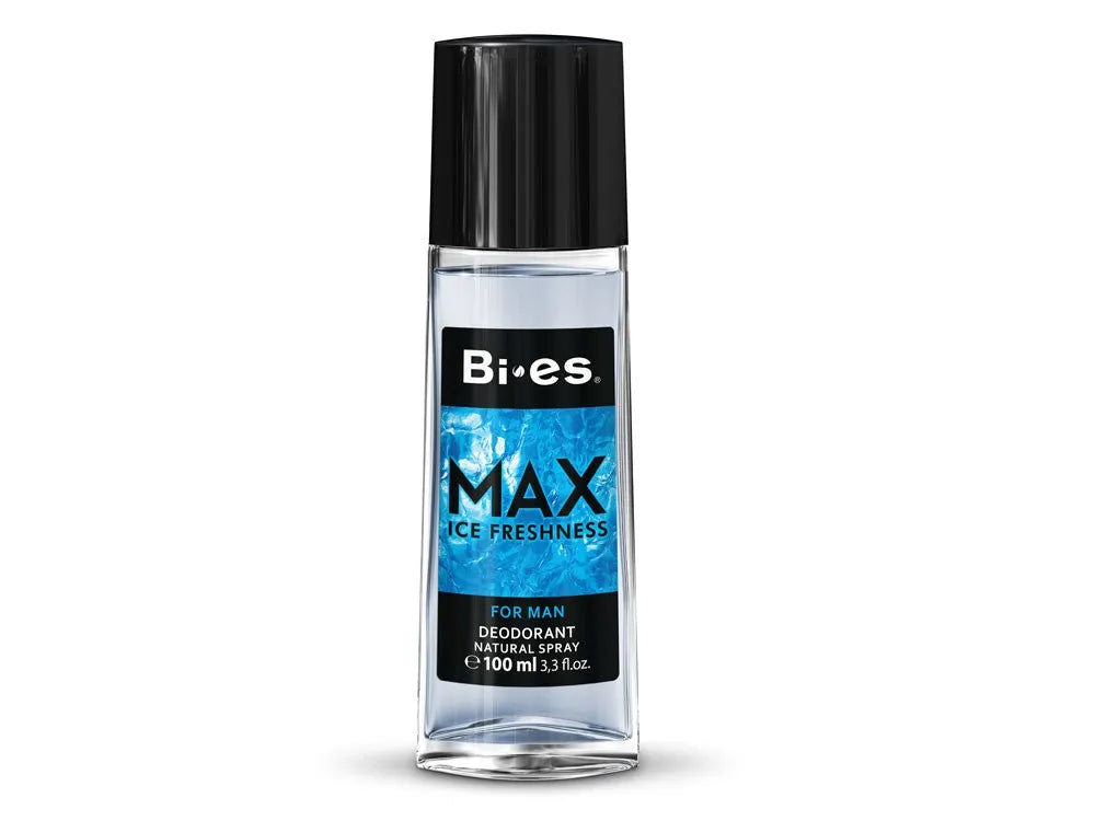 Bi-es Max Ice Gaivumas vyrams Deodorantas stiklinėje 100ml - Kosmetika