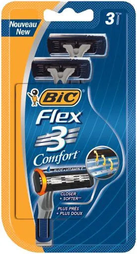 Bic Comfort 3 Flex Skustuvų Pakuotė - Kosmetika