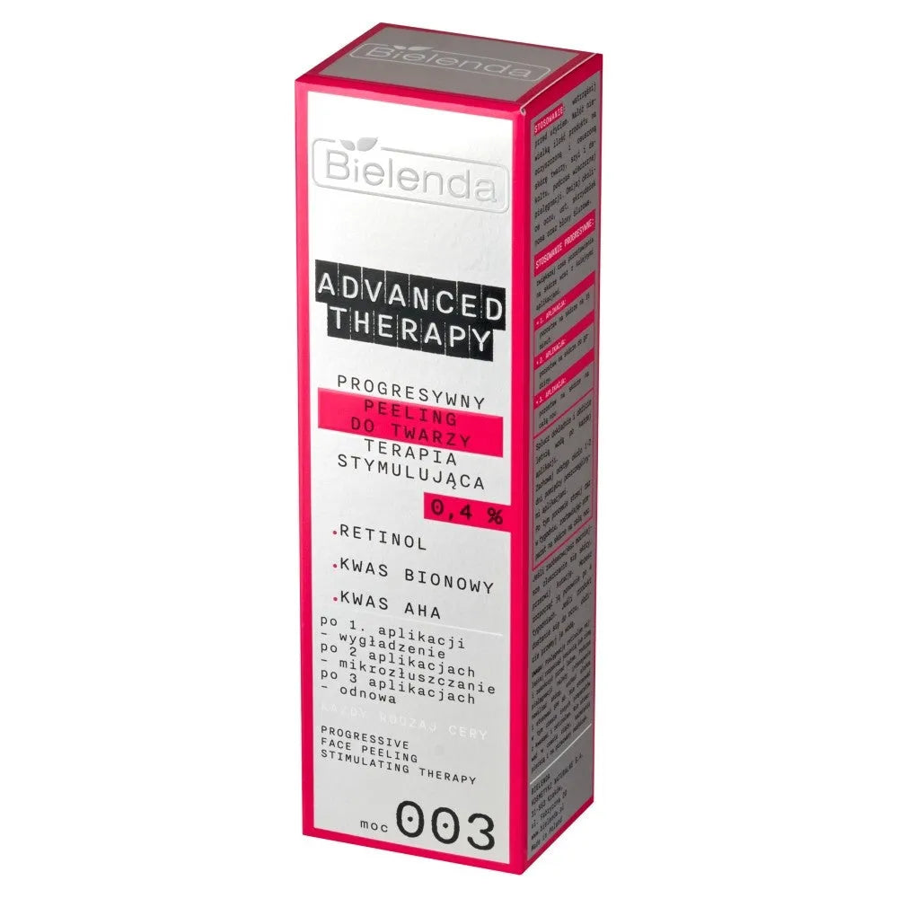 BIELENDA Advanced Therapy Progressive Facial peeling - stimuliuojanti terapija (galia 003) 30 ml - Kosmetika