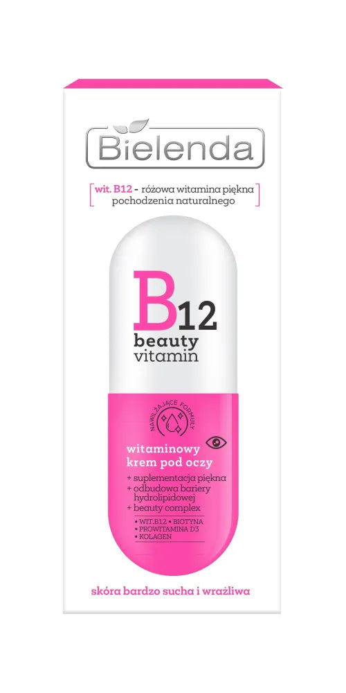BIELENDA B12 Beauty Vitamin eye cream 15 ml - Kosmetika
