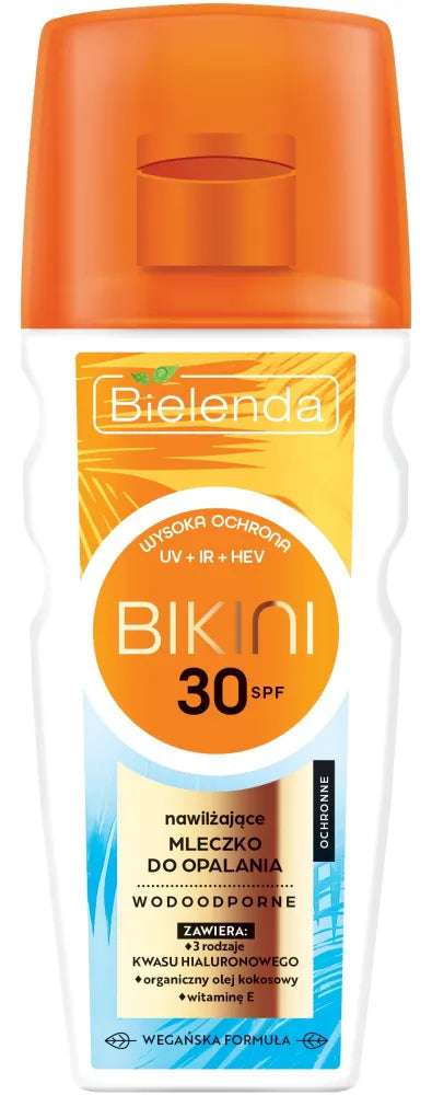 Bielenda Bikini Drėkinamasis Įdegio Pienas SPF30 175ml - Kosmetika