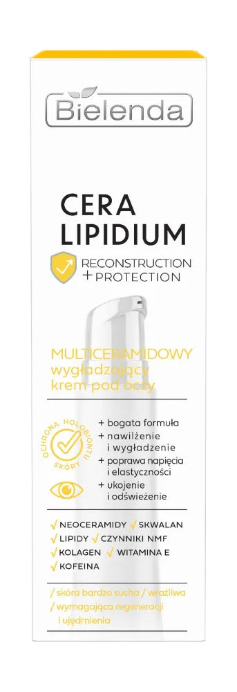 BIELENDA Cera Lipidium Recovery + Protection Multicamide Smoothing Eye Cream 15 ml - Kosmetika
