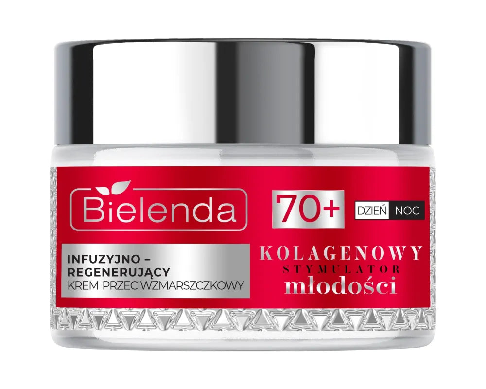 BIELENDA COLLAGEN SM Kremas 70+ Infuzija-reg dienai nakčiai 50m - Kosmetika