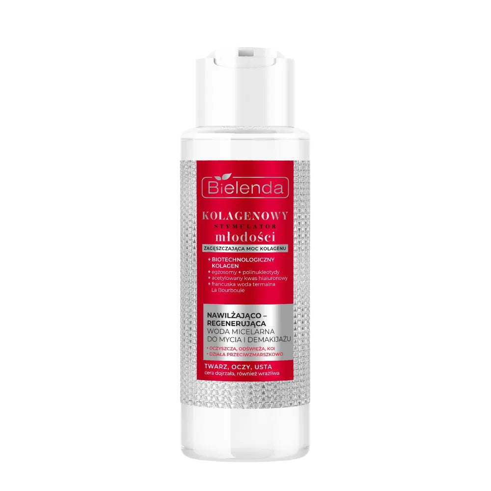 BIELENDA COLLAGEN SM Miceliniai vandenys veidui/akių/lūpų 400ml - Kosmetika