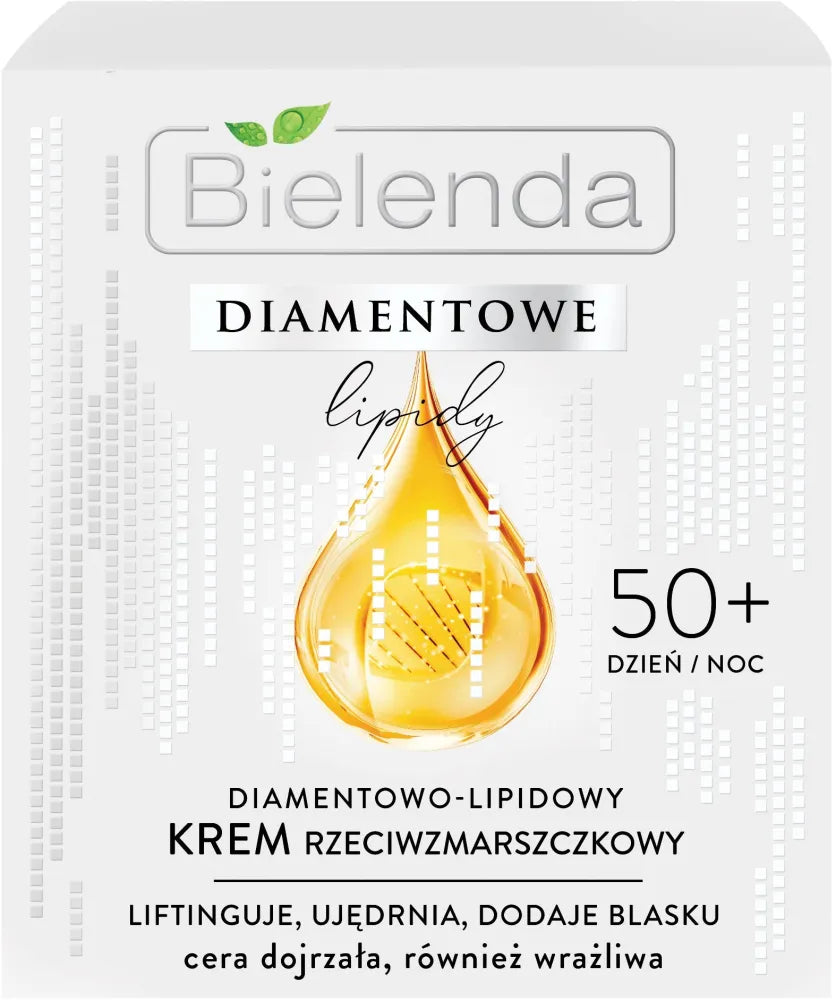 Bielenda Diamond Lipids 50+ Diamond-Lipid Kremas nuo raukšlių dienai ir nakčiai 50ml - Kosmetika
