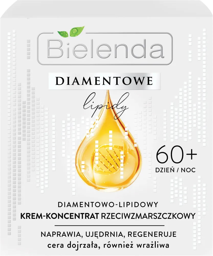 Bielenda Diamond Lipids 60+ Diamond-Lipid Cream - raukšlių koncentratas dienai ir nakčiai 50ml - Kosmetika