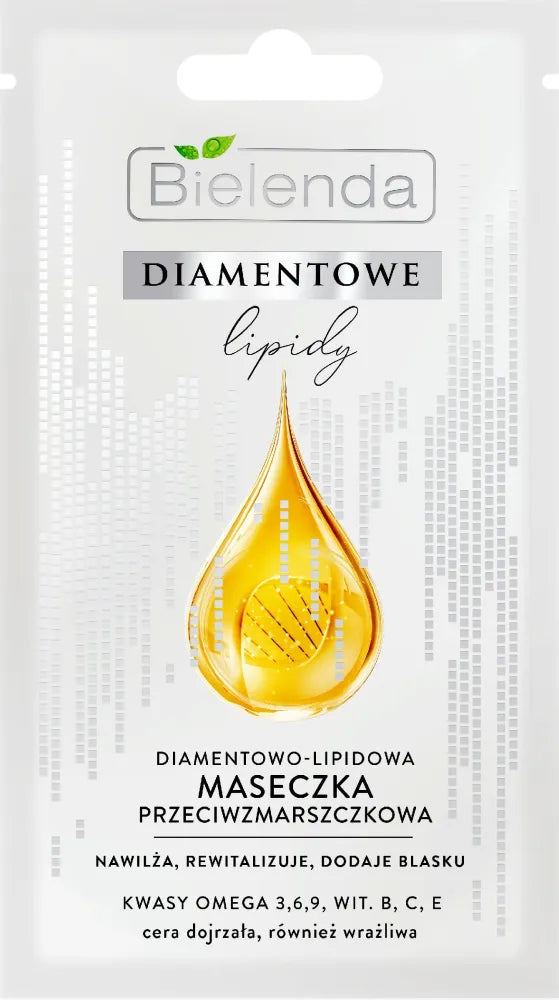Bielenda Diamond Lipidy Diamond-Lipid Anti-wrinkle Kaukė 8g - Kosmetika