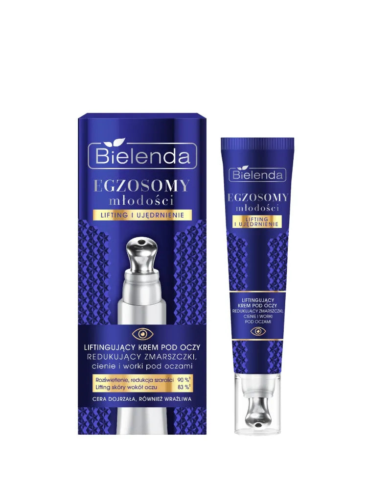 BIELENDA Exosomes of Youth Lifting Eye Cream reducing wrinkles dark circles and bags under the eyes 15 ml - Kosmetika