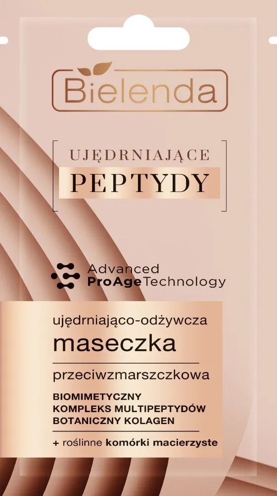 Bielenda Firming Peptides Firming-Nourishing Anti-Wrinkle Mask 8g - Kosmetika