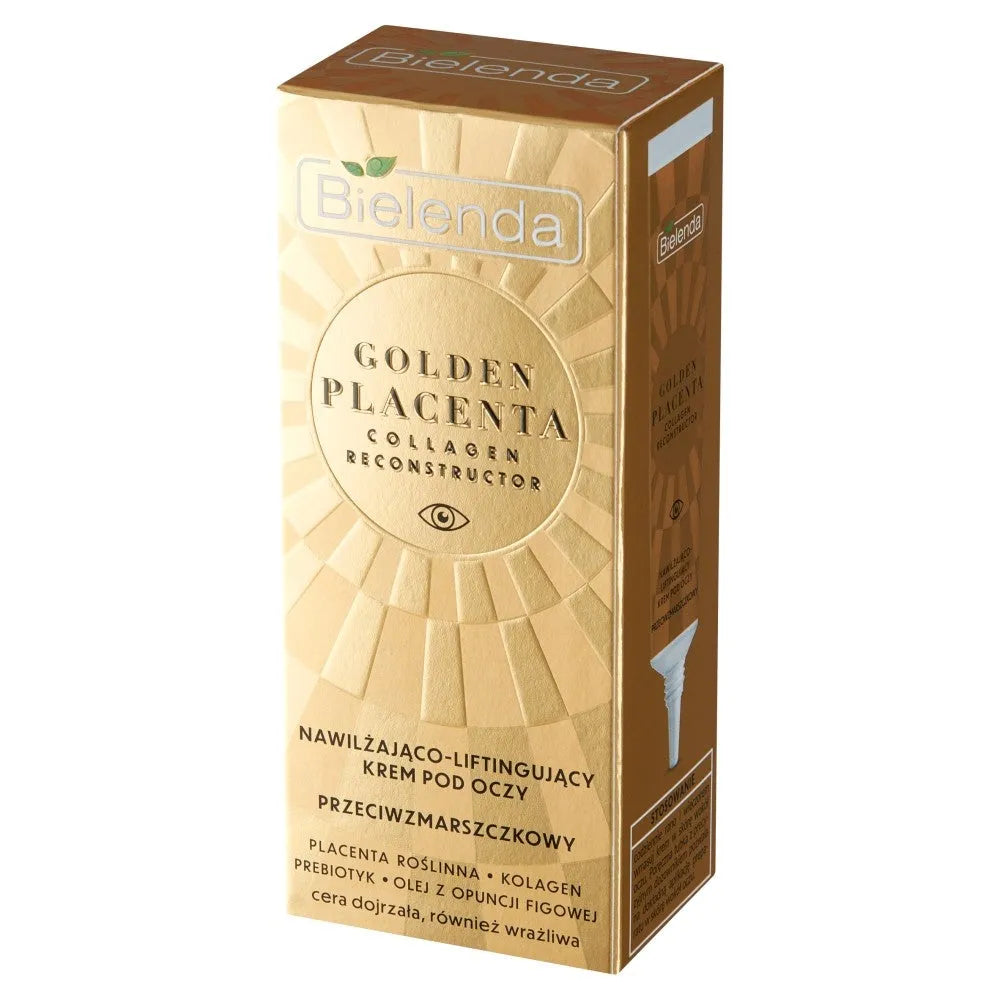 Bielenda Golden Placenta Drėkinantis - Pakeliantis Paakių Kremas Prieš Raukšles 15ml - Kosmetika