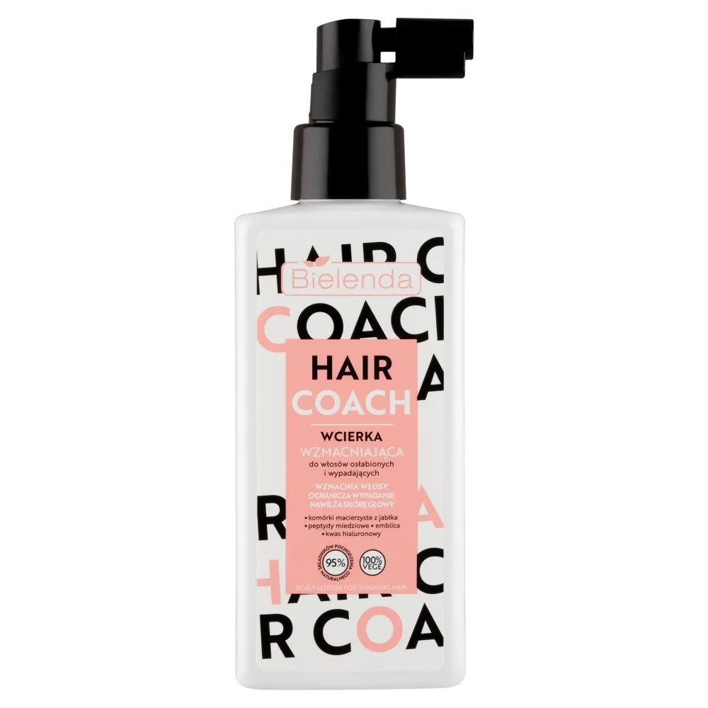 BIELENDA Hair Coach stiprinantis losjonas silpniems ir slenkantiems plaukams 150ml - Kosmetika