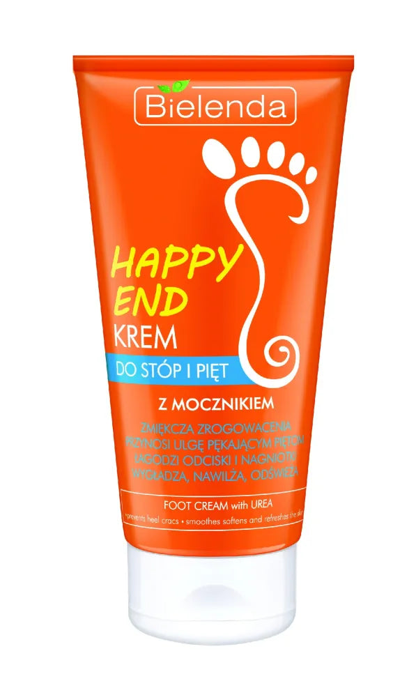 Bielenda Happy End Minkštinantis kulno ir pėdų kremas su urea 125ml - Kosmetika