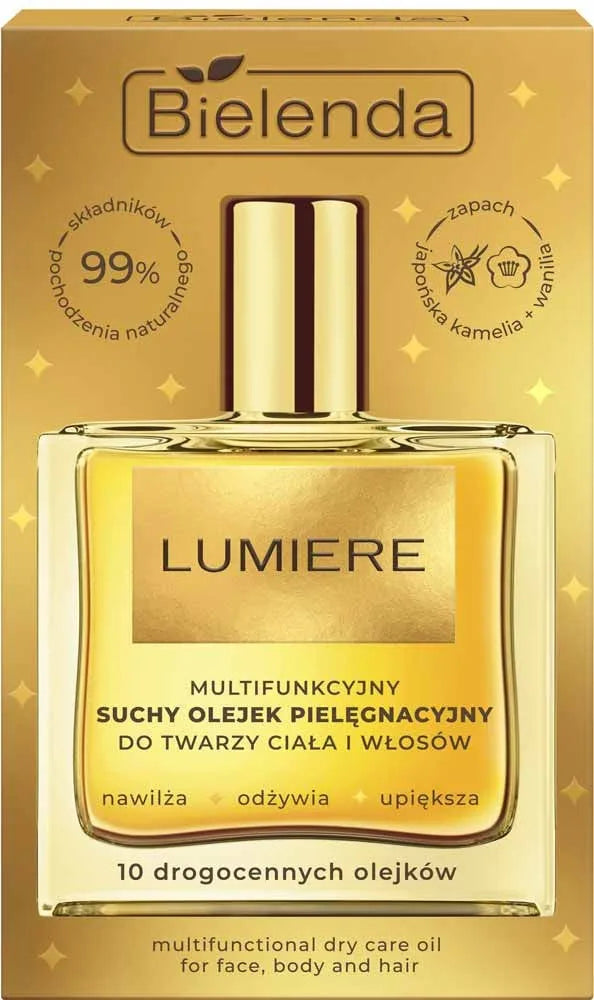 BIELENDA Lumiere Multifunctional dry care oil for face body and hair 50 ml - Kosmetika