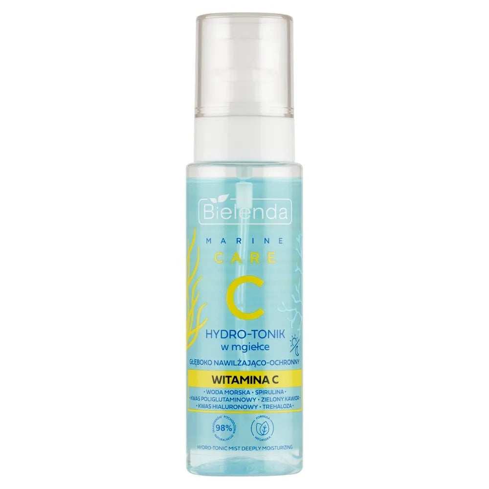 BIELENDA Marine Care C Hydro-tonic purškiklis giliai drėkinantis apsauginis - Vitaminas 100 ml - Kosmetika