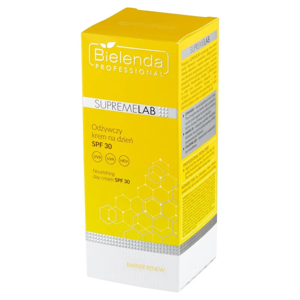 BIELENDA PROFESSIONAL Supremelab Barrier Renew Maitinantis Dieninis Kremas SPF30 50 ml - Kosmetika