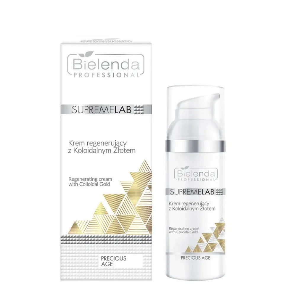 BIELENDA PROFESSIONAL Supremelab Regeneruojantis Veido Kremas su Koloidiniu Auksu 50 ml - Kosmetika