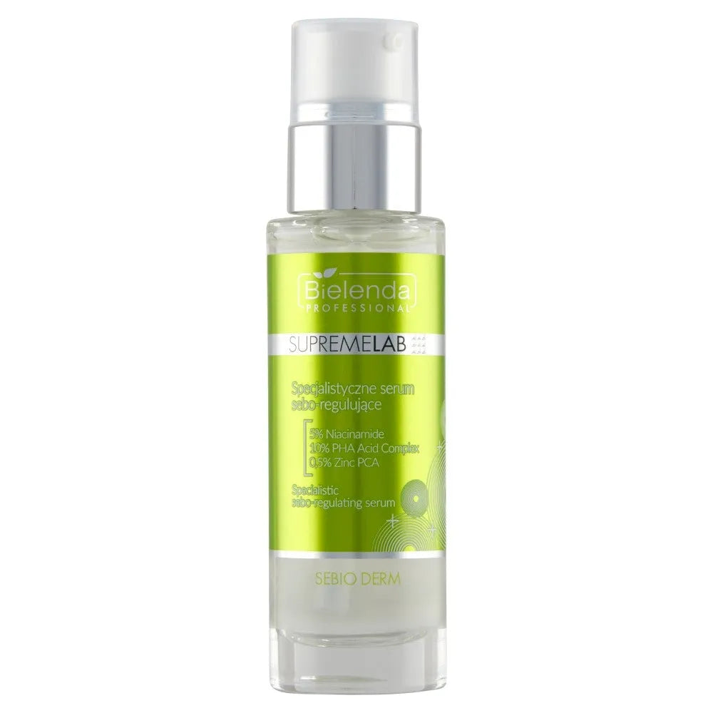 BIELENDA PROFESSIONAL Supremelab Sebio Derm Specializuotas sebo reguliuojantis serumas 30 ml - Kosmetika