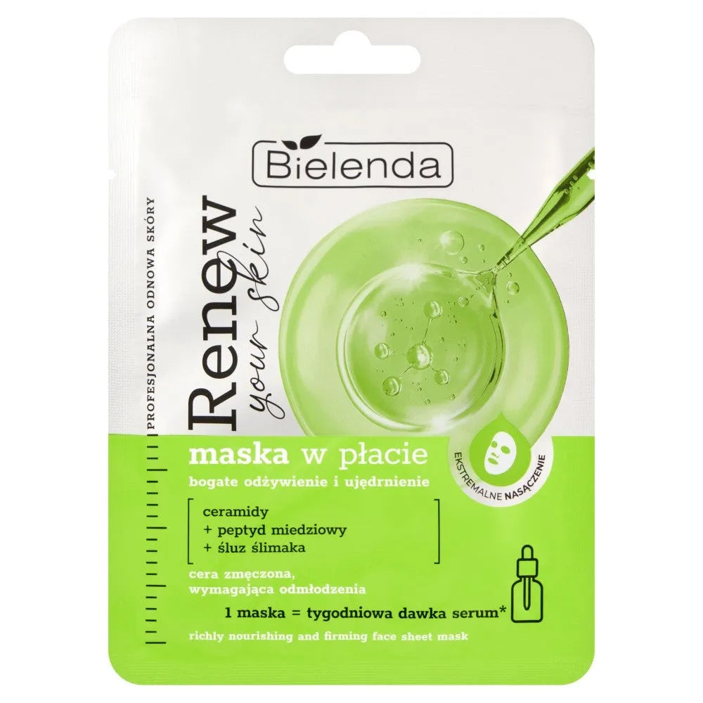 BIELENDA RENEW YOUR SKIN Maistas drėkinantis ir stangrinantis - Kosmetika