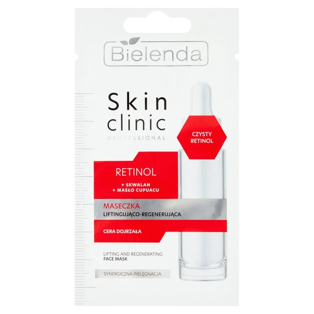 Bielenda Skin Clinic Professional Retinol Lifting ir regeneruojanti kaukė 8g - Kosmetika