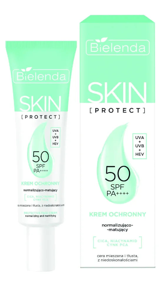 BIELENDA Skin Protect Normalizing and Mattifying Cream SPF 50 40 ml - Kosmetika