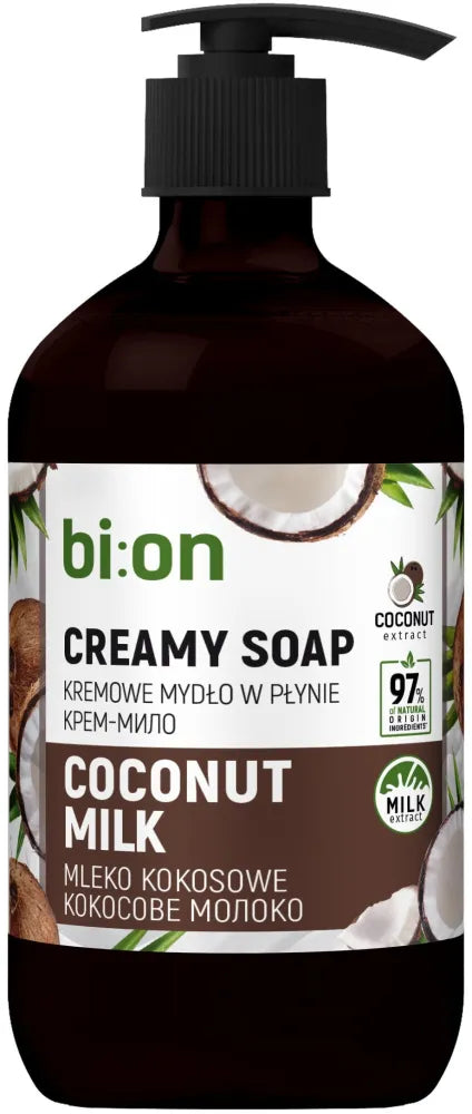 BIO NATURELL Creamy liquid soap with pump Coconut 473 ml - Higiena