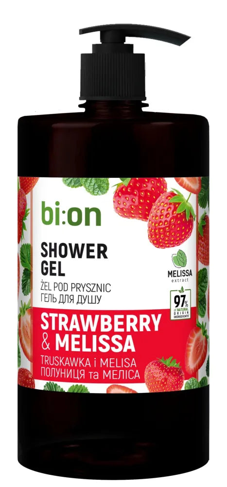 BIO NATURELL Strawberry and Melissa Cream Shower Gel 946 ml - Kosmetika