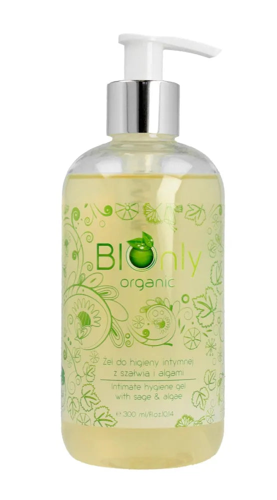 BIOnly Organinis Intymus Higienos Gelis su Šalaviju ir Dumbliais 300ml - Kosmetika