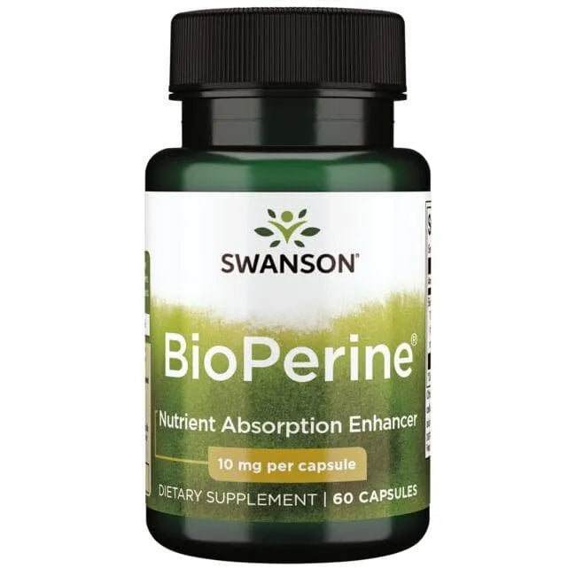 BioPerine - 10 mg - N60 - Bioperinas - Swanson - Papildai