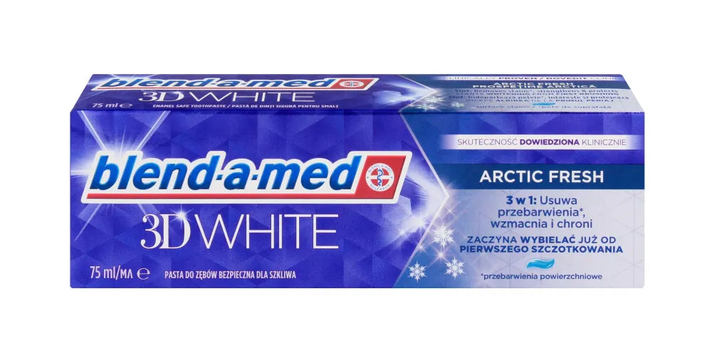 BLEND-A-MED 3D White Extreme Arctic Fresh Whitening Toothpaste 75 ml. - Higiena
