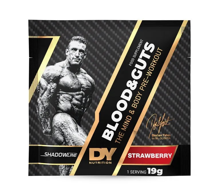 Blood and Guts Strawberry - 19g (1 serving) - Dorian Yates - Sporto papildai