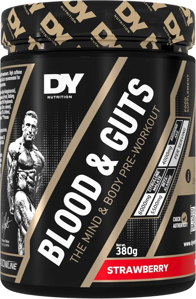 Blood and Guts Strawberry - 380g - Dorian Yates - Sporto papildai