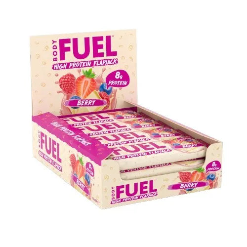 Bodyfuel Flapjack Berry - 12 x 40g - Applied Nutrition - Sporto papildai