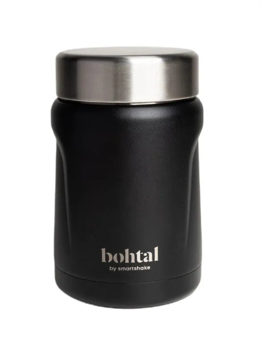 Bohtal Insulated Food Jar Black - 550 ml - SmartShake - Sporto papildai