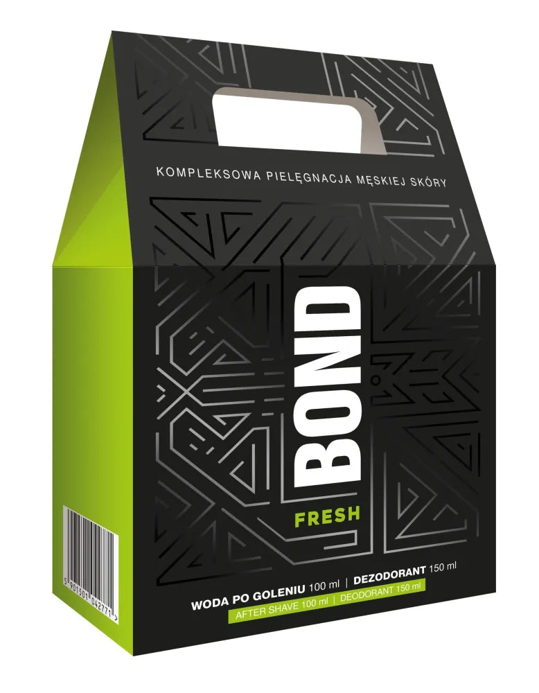 BOND Fresh vyriškas dovanų rinkinys - Aftershave 100 ml + Deodorant 150 - Kosmetika