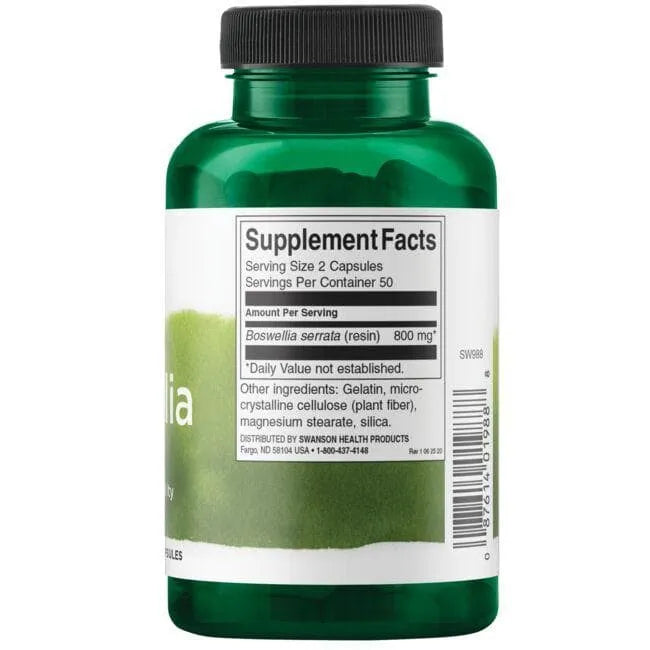 Boswellia - 400 mg - N100 - Bosvelija - Swanson - Papildai