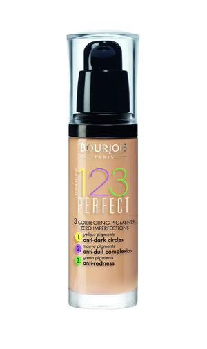 Bourjois Foundation 123 Perfect Nr. 052 Vanilė 30ml - Kosmetika