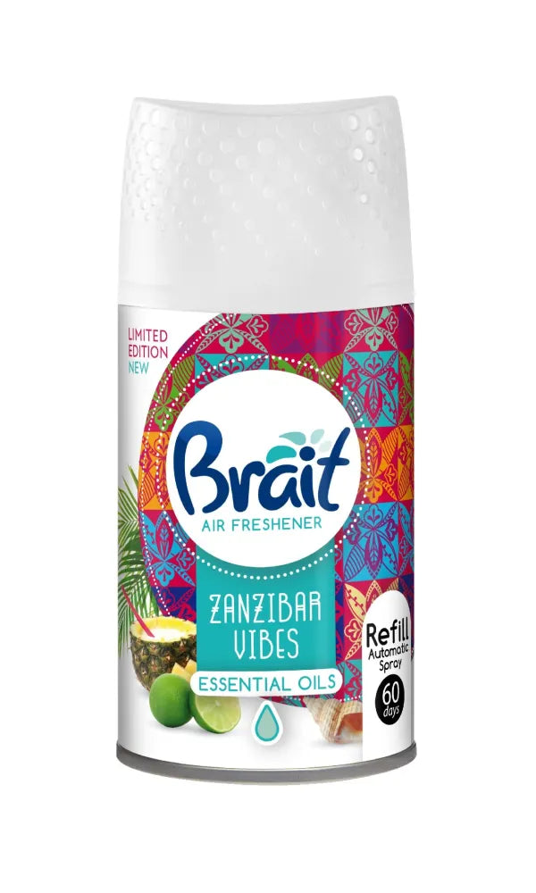 BRAIT Oro gaiviklio papildymas Zanzibar Vibes mašinai 250 ml - Kosmetika
