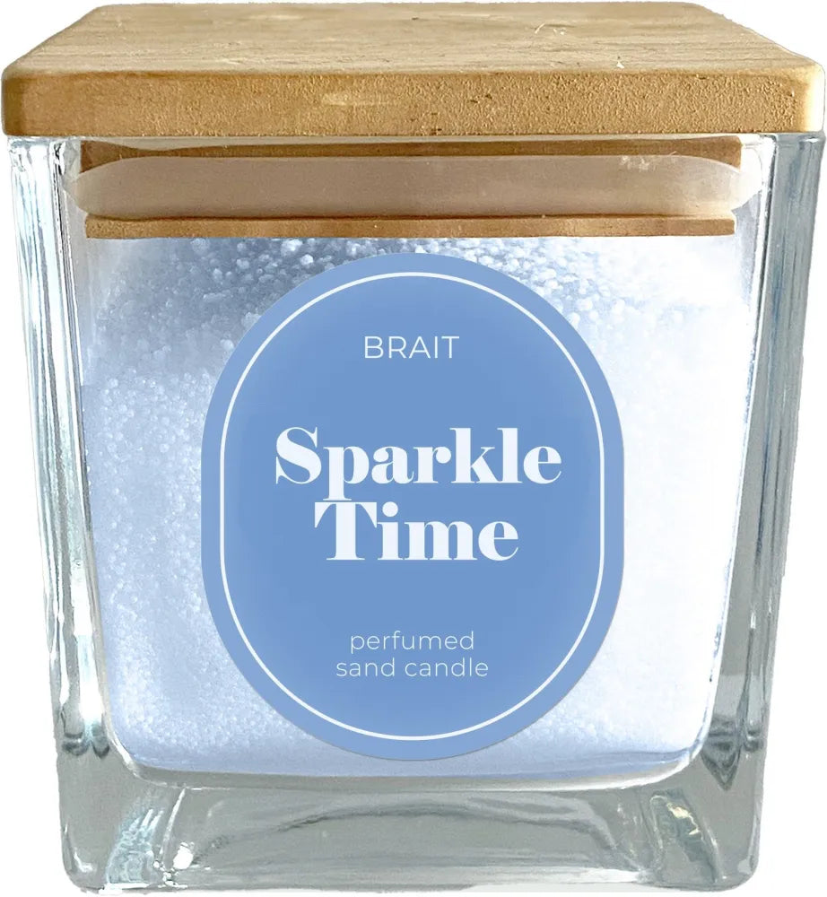 BRAIT Sparkle Time sand candle 130 g - Medicinos ir slaugos prekės