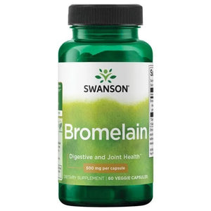 Bromelain - 500 mg - N60 - Bromelainas - Swanson - Papildai