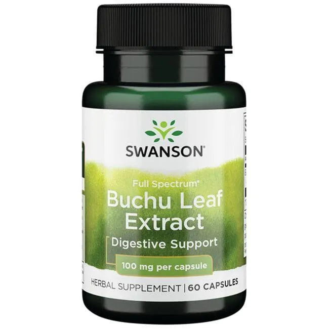 Buchu Leaf Extract - Beržalapė varnarūtė - 100 mg - N60 - Swanson - Papildai