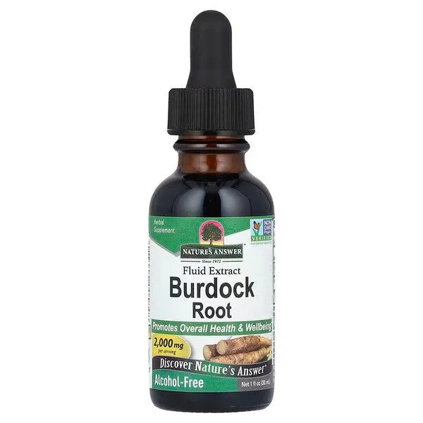 Burdock Root 2000mg - 30 ml - Nature’s Answer - Papildai